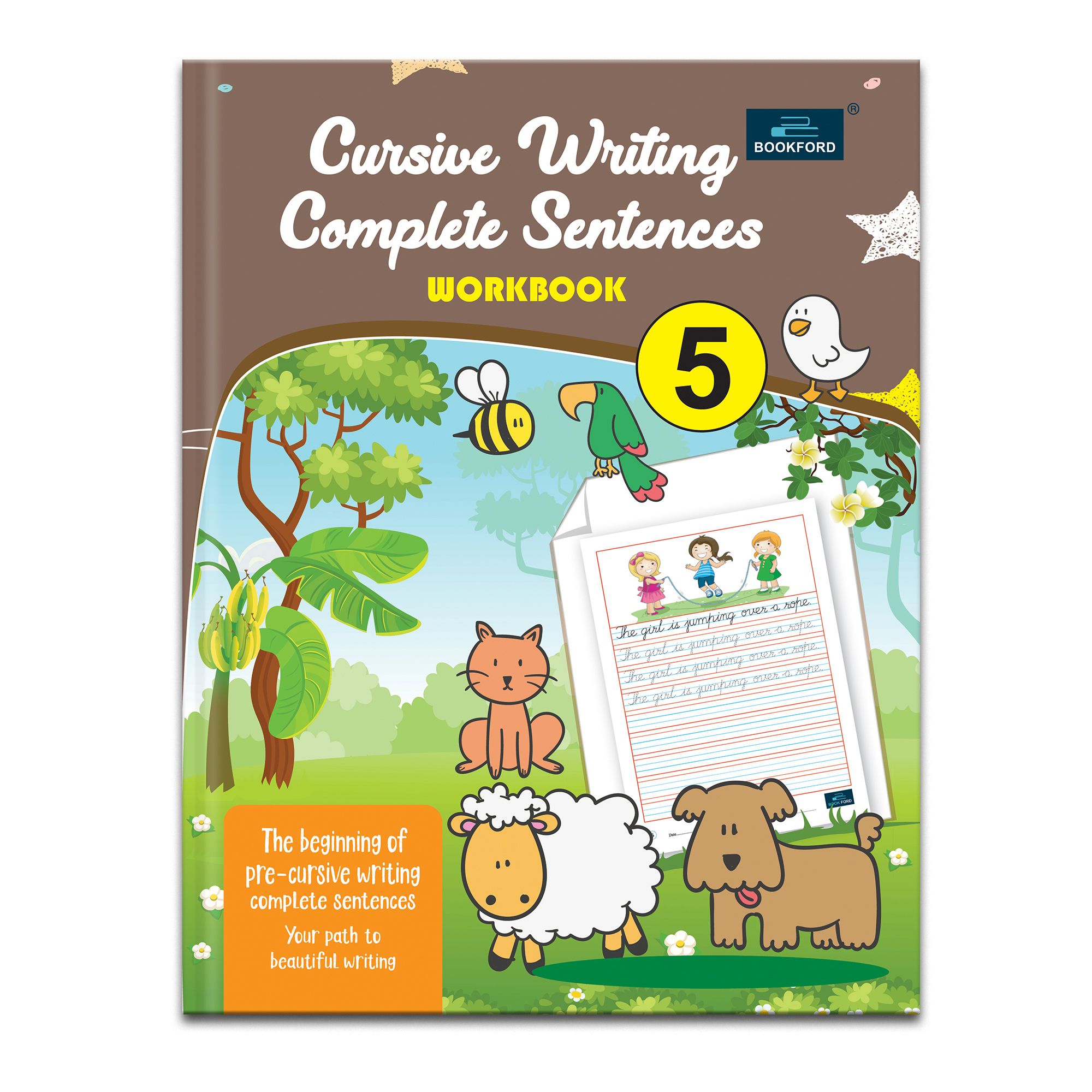 Cursive Writing Complete Sentence Books For Kids - Part 5
