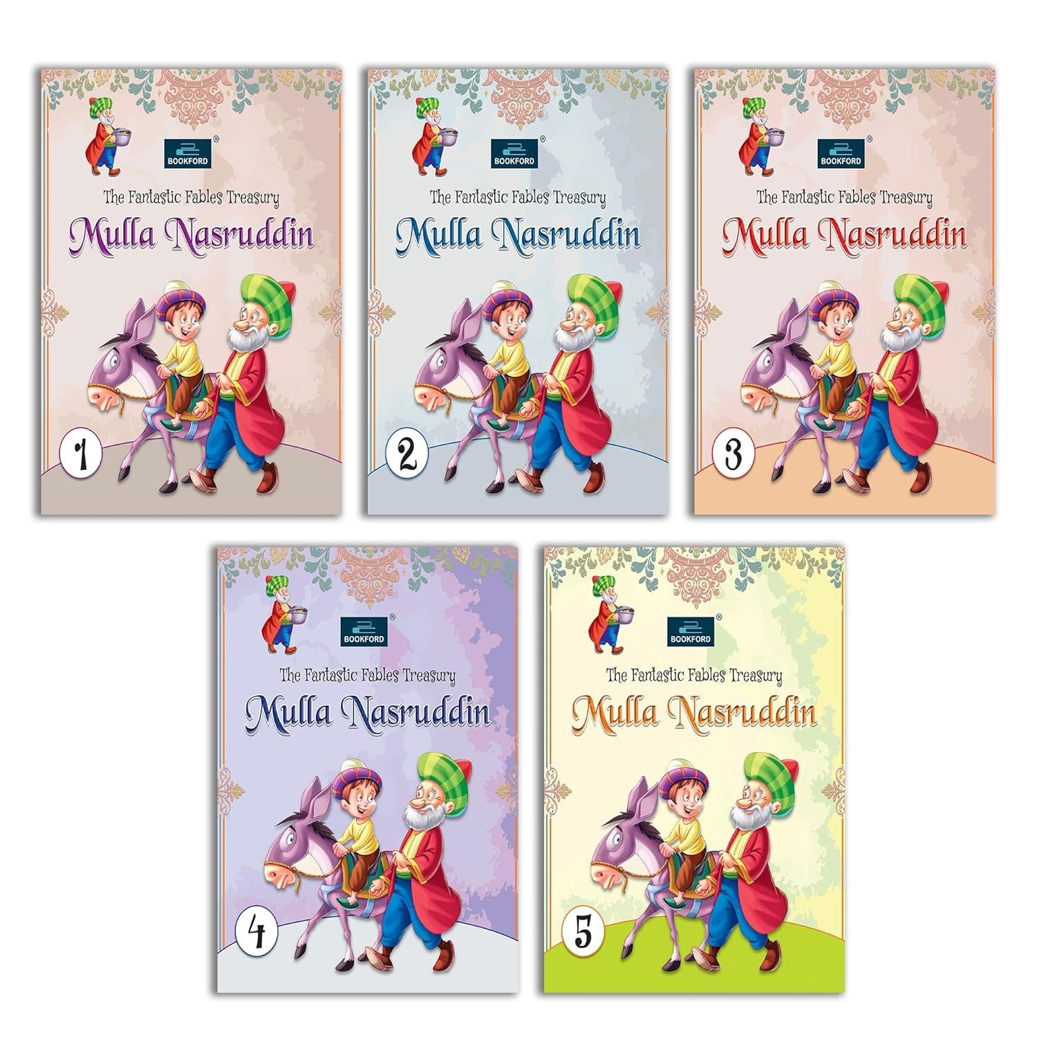The Fantastic Fables Treasure Mulla Nasruddin Story Set Of 5 Books