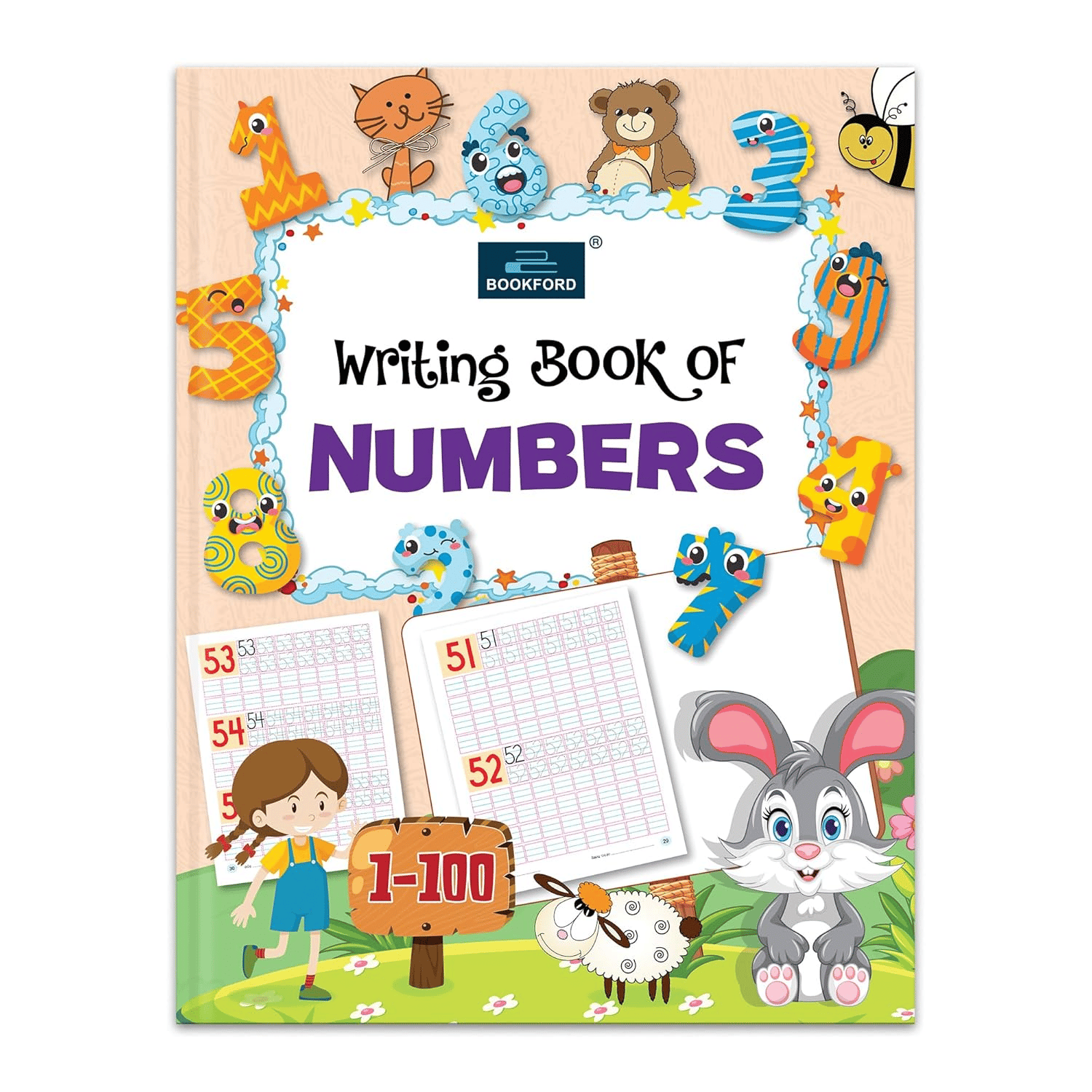 Writing Book Of Numbers 1-100 For Kids 