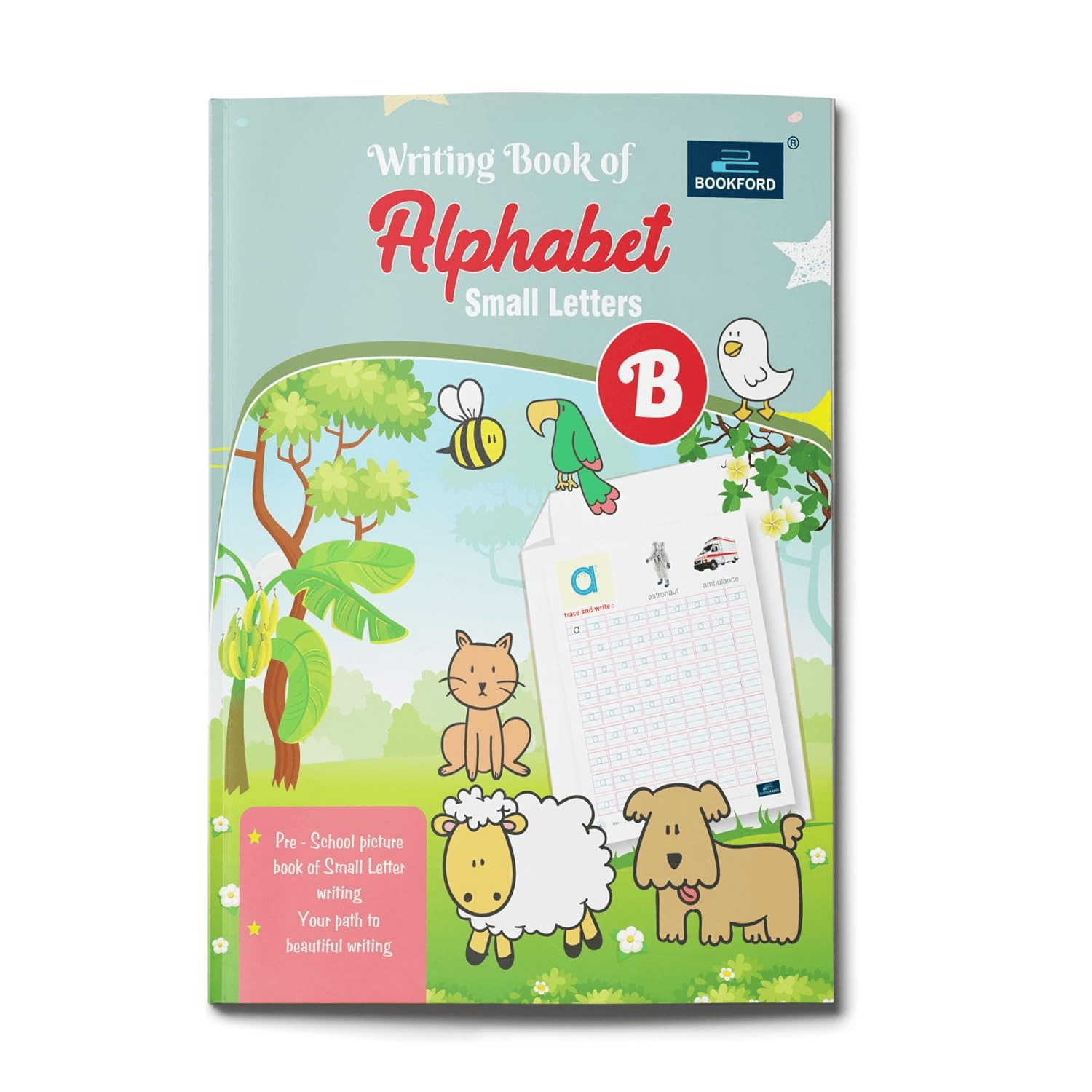 Writing Book Of Alphabet Small Letter For Kids - Part B 
