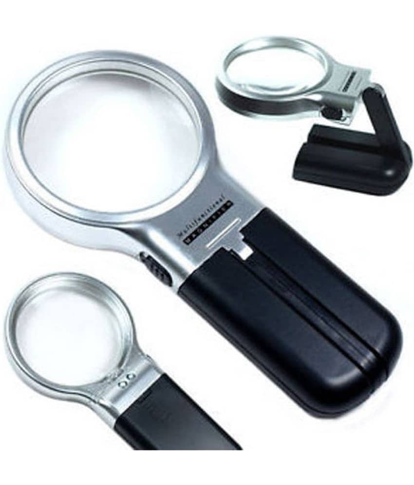 DIY Crafts Magnifying Glass LED Folding Stand Crafts 3X Illuminated Magnifier 3" Lighted