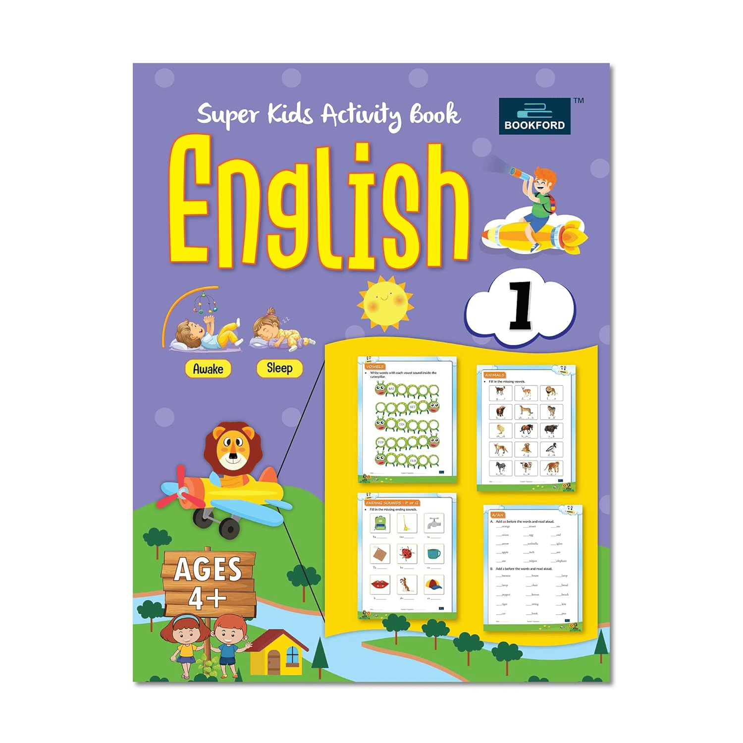Super Kids Activity Book - English Part - 1 Books For Children 