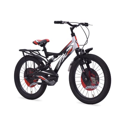HERO F11 20 T (inch) Roadster Cycle (Single Speed, White, Black, Dual Suspension)