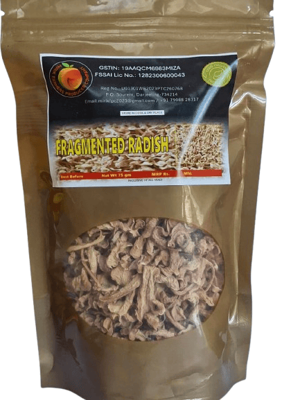 Mirik Farmers Produce Premium Dehydrated Fragmented Radish - 75g Pack