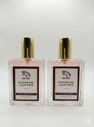 Red Vocal Extreme Jupiter Premium Perfume Eau De Toilette 50ml – Long Lasting Women’s Fragrance | Pack of 2