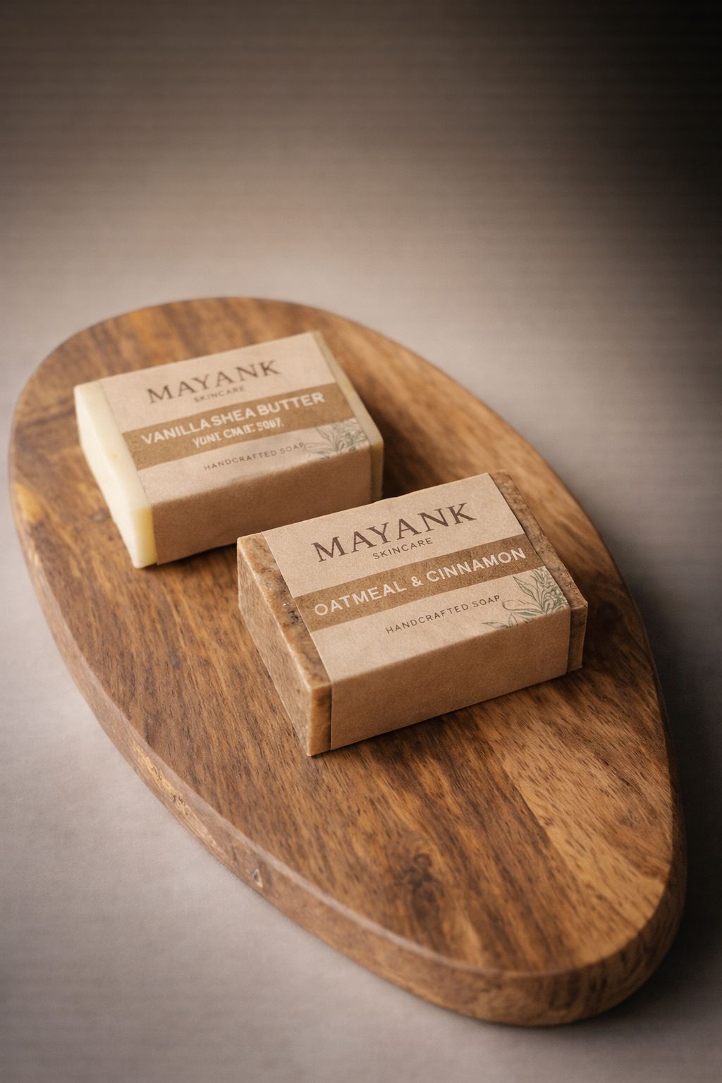 Mayank Skincare Handcrafted Soap - Vanilla Shea Butter & Oatmeal & Cinnamon