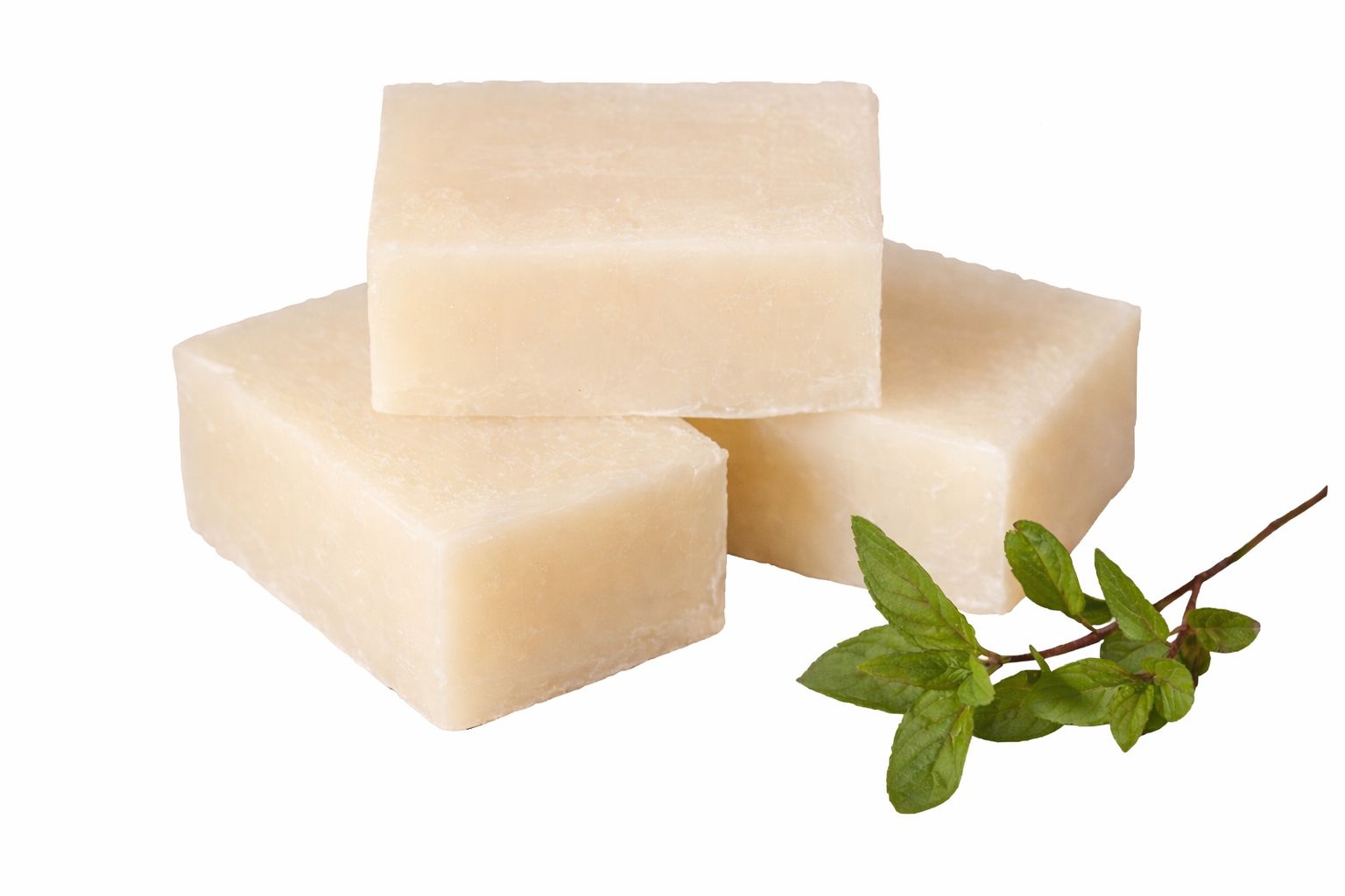 Natural Mint Infused Handmade Soap Bar Set for Refreshing Cleanse