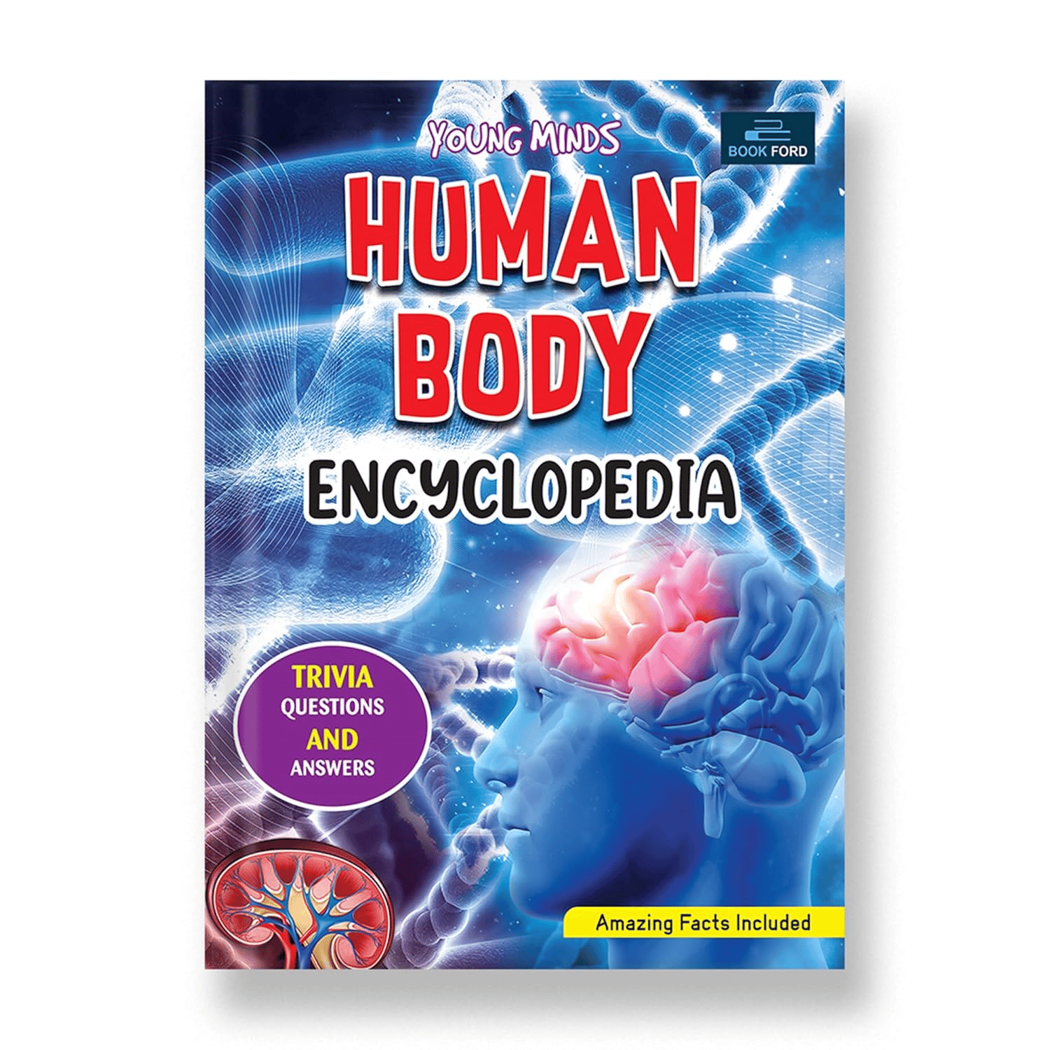 Young Minds - Human Body Encyclopedia Book For Kids 
