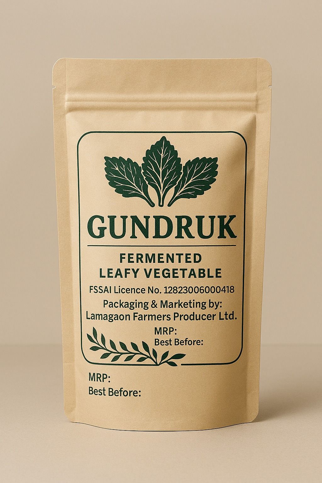 GUNDRUK Fermented Leafy Vegetable by Lamagaon Farmers Producer Ltd.