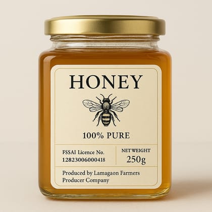 100% Pure Honey by Lamagaon Farmers Producer Company - 250g