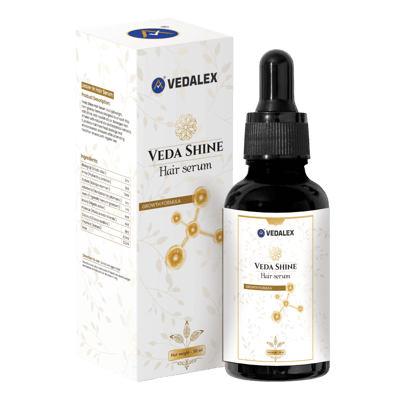 Naturavives Hair Serum – Hair Growth & Anti Hair Fall Serum for Strong, Thick, Black & Shiny Hair (Pack of 2)