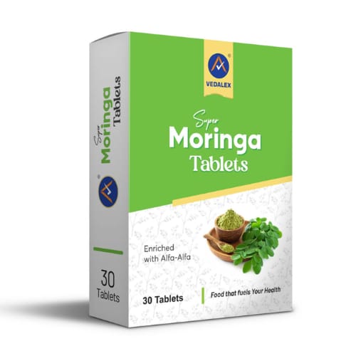 Super Moringa Tablets 30 Tablets (Pack of 1) – Natural Energy Booster, Multivitamin & Immunity Support Supplement