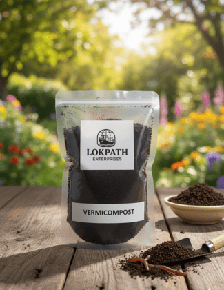 Vermicompost- 100% Organic Fertilizer for Plants, Home Garden & Agriculture | Enriched with Earthworm Castings | Chemical-Free Soil Booster(1kg) Vermicompost- 100% Organic Fertilizer for Plants, Home Garden & Agriculture | Enriched with Earthworm Castings | Chemical-Free Soil Booster(1kg)