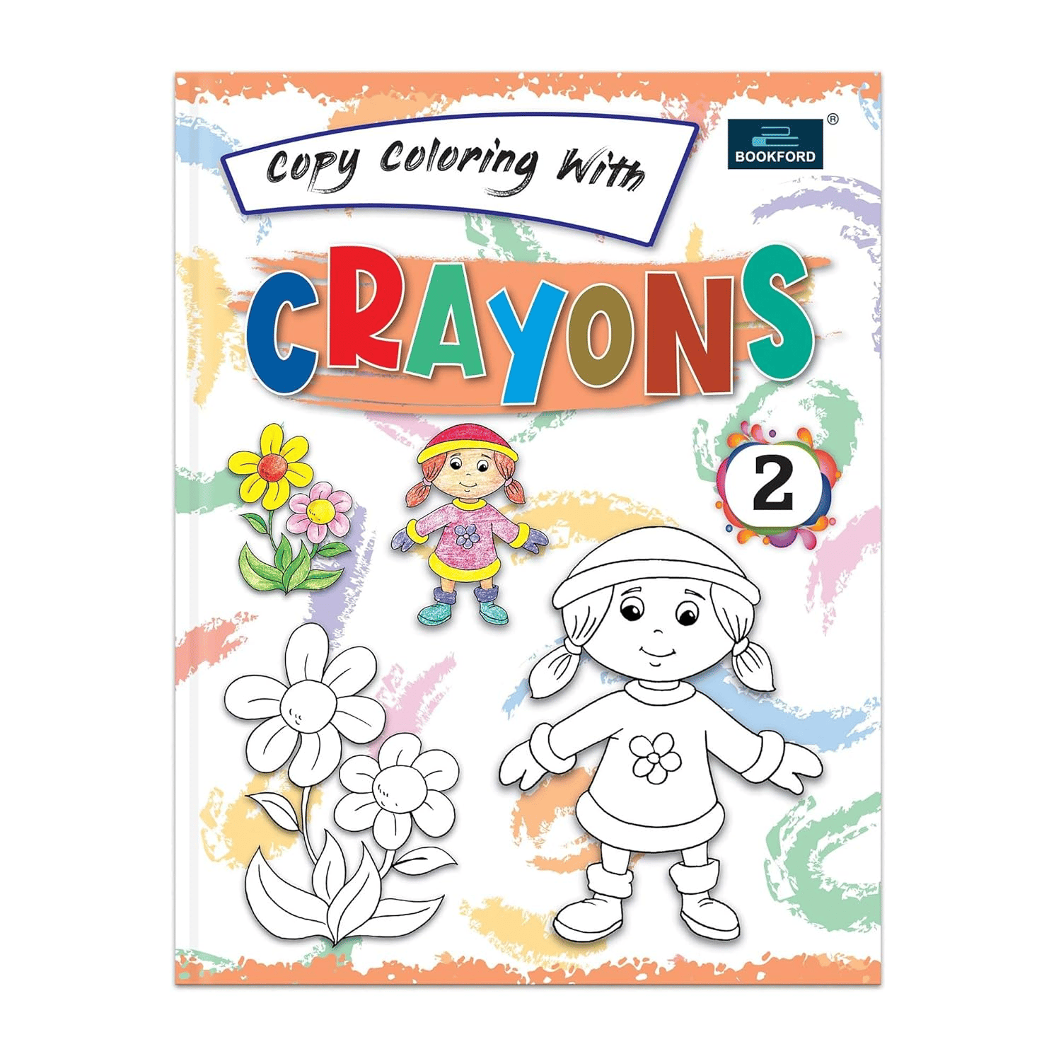 Copy Coloring With Crayons Book Part 2 Coloring Book For Kids 
