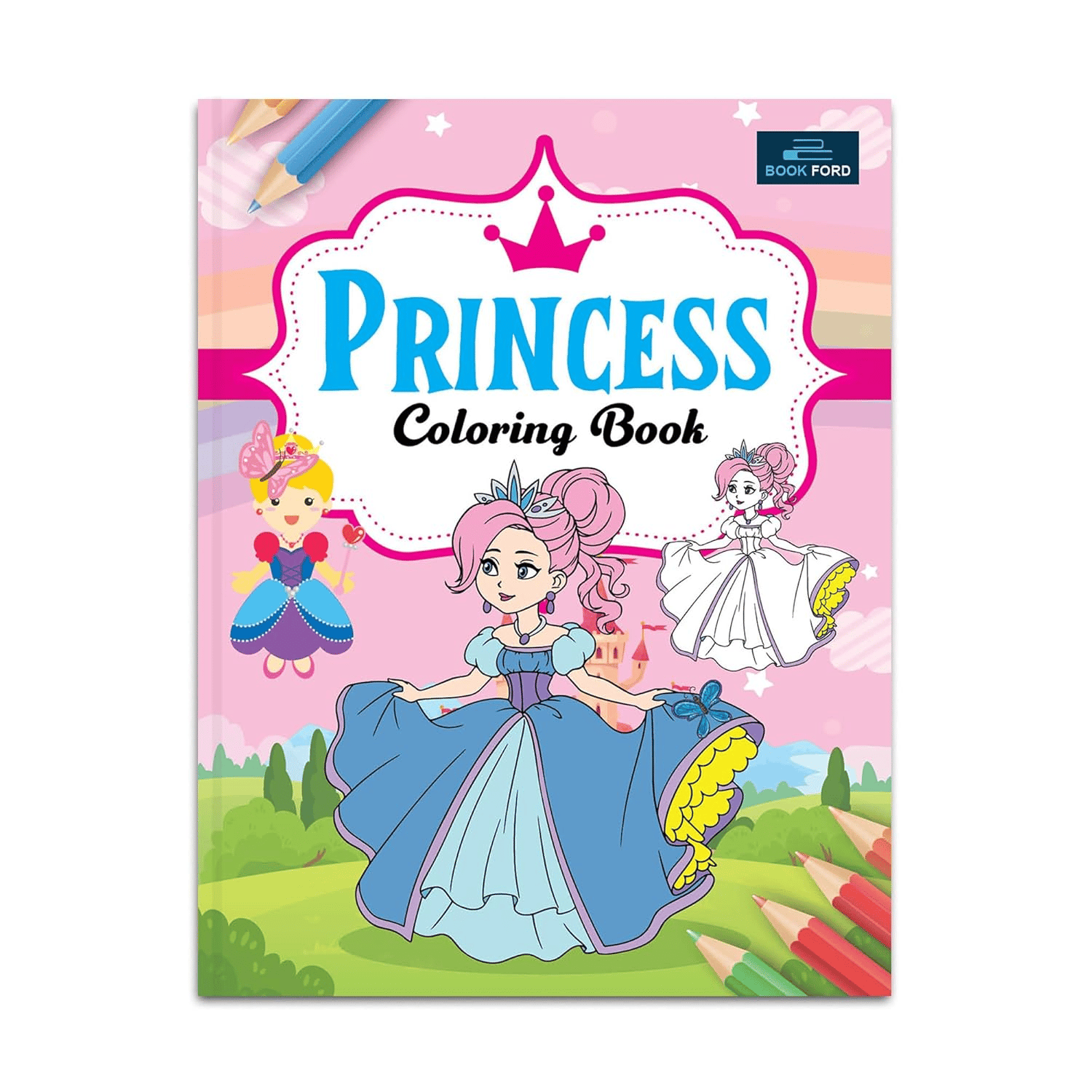 Princess Coloring Book For Kids