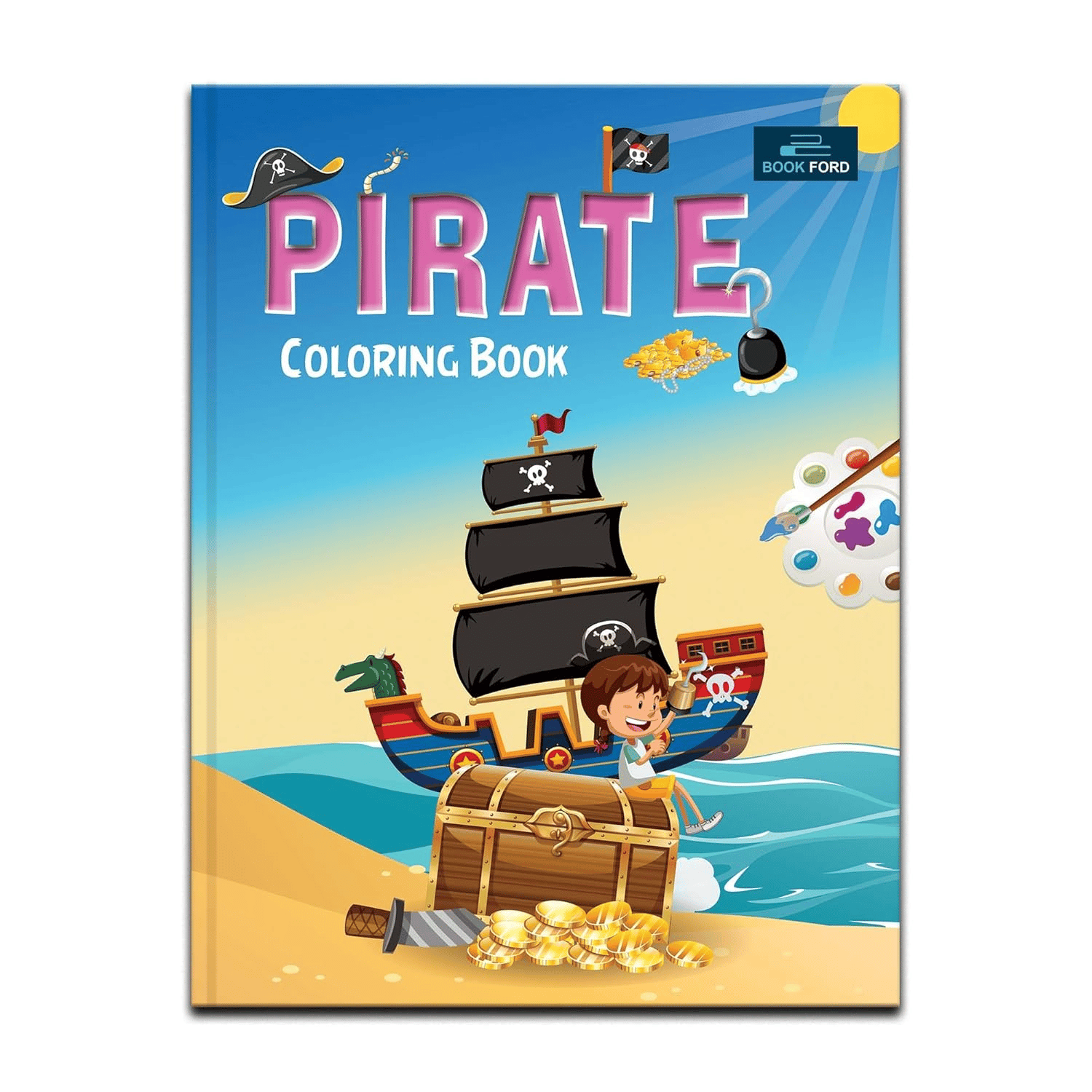 Pirate Coloring Book For Kids