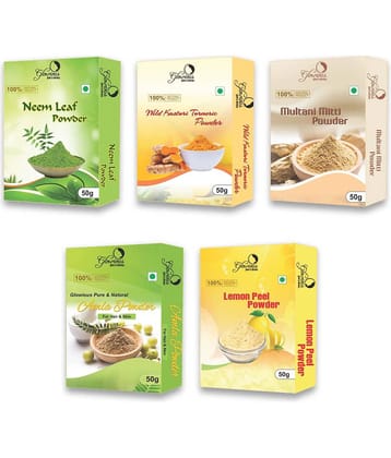 glowious - Skin Toning Face Pack for Normal Skin ( Pack of 5 )