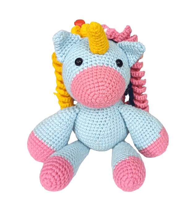 Handmade Crochet Unicorn Soft Toy / Plushie