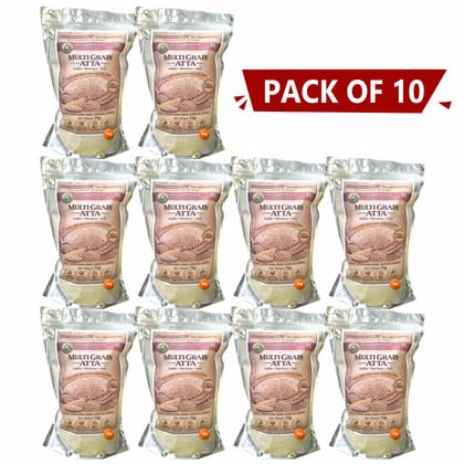 Multi Grain Atta 1 Kg Pack of 10 by Dorangla Krishi Producer Company – Pure, Natural & Farm-Fresh Atta for Daily Cooking. Multi Grain Atta 1 Kg Pack of 10 by Dorangla Krishi Producer Company – Pure, Natural & Farm-Fresh Atta for Daily Cooking.