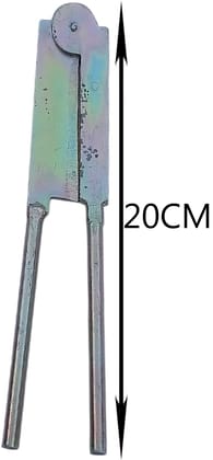 Mii Art 20 cm Iron Nut Cracker Cutter | Dry Fruit/Nut/Tobacco Cutter| Sarota| Adkitta| Supari Cutting Tool for Betel | Pista Cracker with Non-Slip Handle| Pack of 1