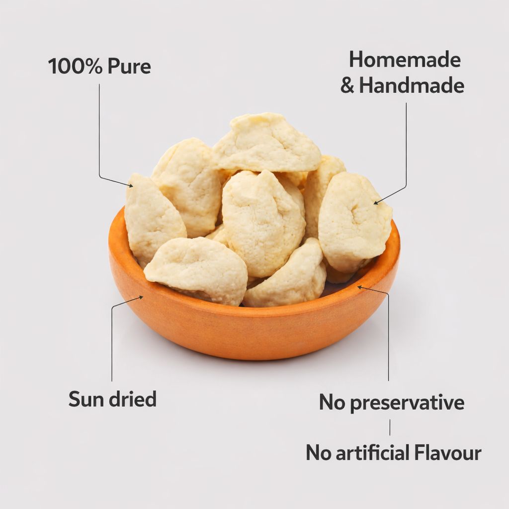 RANNA special Bengali Urad dal bori (400g) | Homemade, Handmade and Sundried | 100% pure | No other additives used