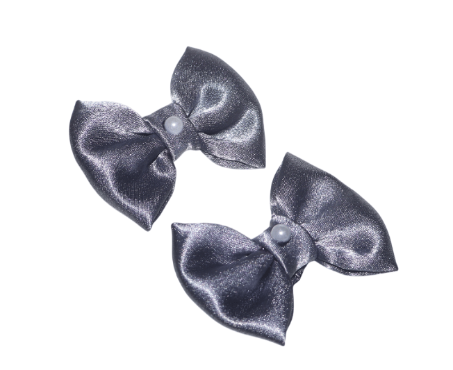 Hair Bows For Women, Bow Clips For Women - Barette Hair Clip - Luxury Silky Satin Hair Bow Clips 