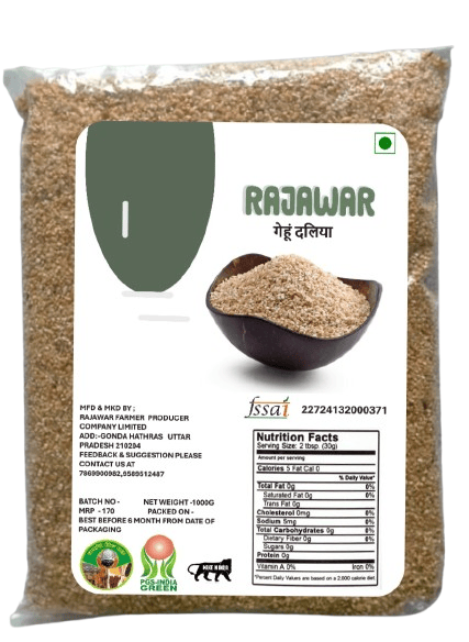 Premium Bulgur Wheat (Dalia) - Wholesome & Versatile Grain, Clear Pack