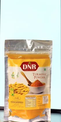DNR Pure & Natural Turmeric Powder (100g) | High Curcumin Haldi for Cooking, Immunity & Skincare DNR Pure & Natural Turmeric Powder (100g) | High Curcumin Haldi for Cooking, Immunity & Skincare