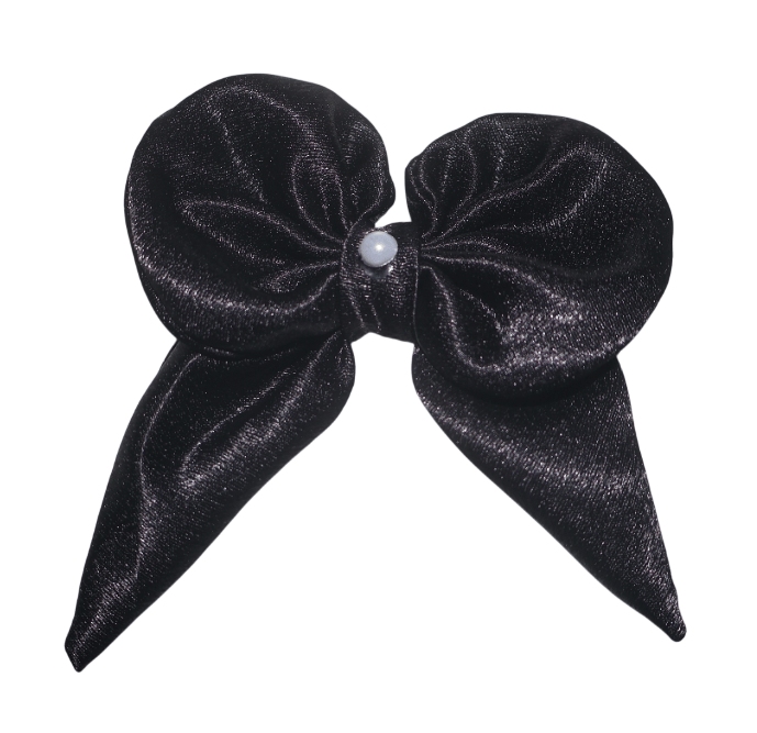 Hair Bows For Women, Bow Clips For Women - Barette Hair Clip - Luxury Silky Satin Hair Bow Clips 
