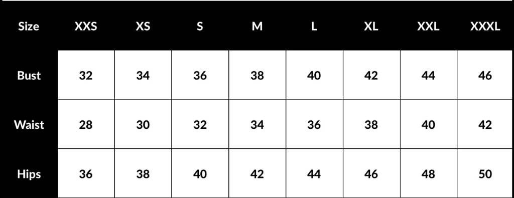 Size Guide