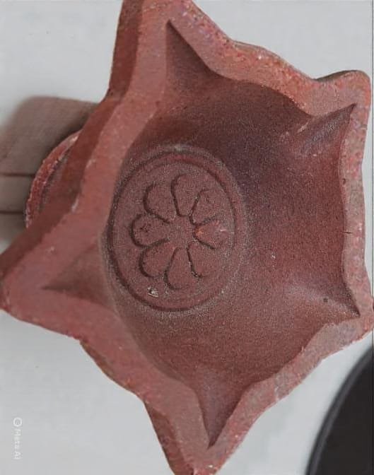 RED CLAY DIYA (OIL LAMP)