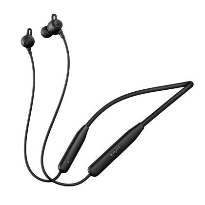 boAt Rockerz 200 In Ear Wireless Neckband with 60 hours Playback Time, 10 mm boAt Signature Sound Drivers and IPX5 Rating (Active Black)