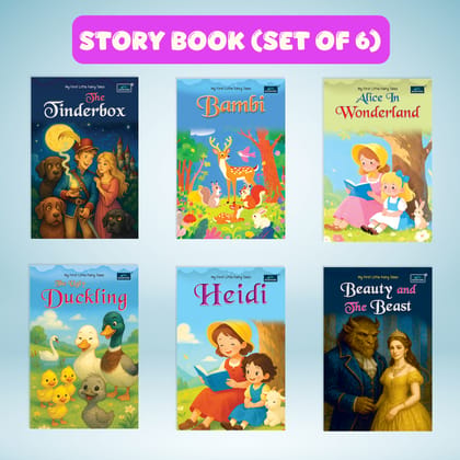 Set of 6 Books Combo My First Little Fairy Tales Series (3) - Classic Moral Stories, Early Reading Books For Kids. Set of 6 Books Combo My First Little Fairy Tales Series (3) - Classic Moral Stories, Early Reading Books For Kids.
