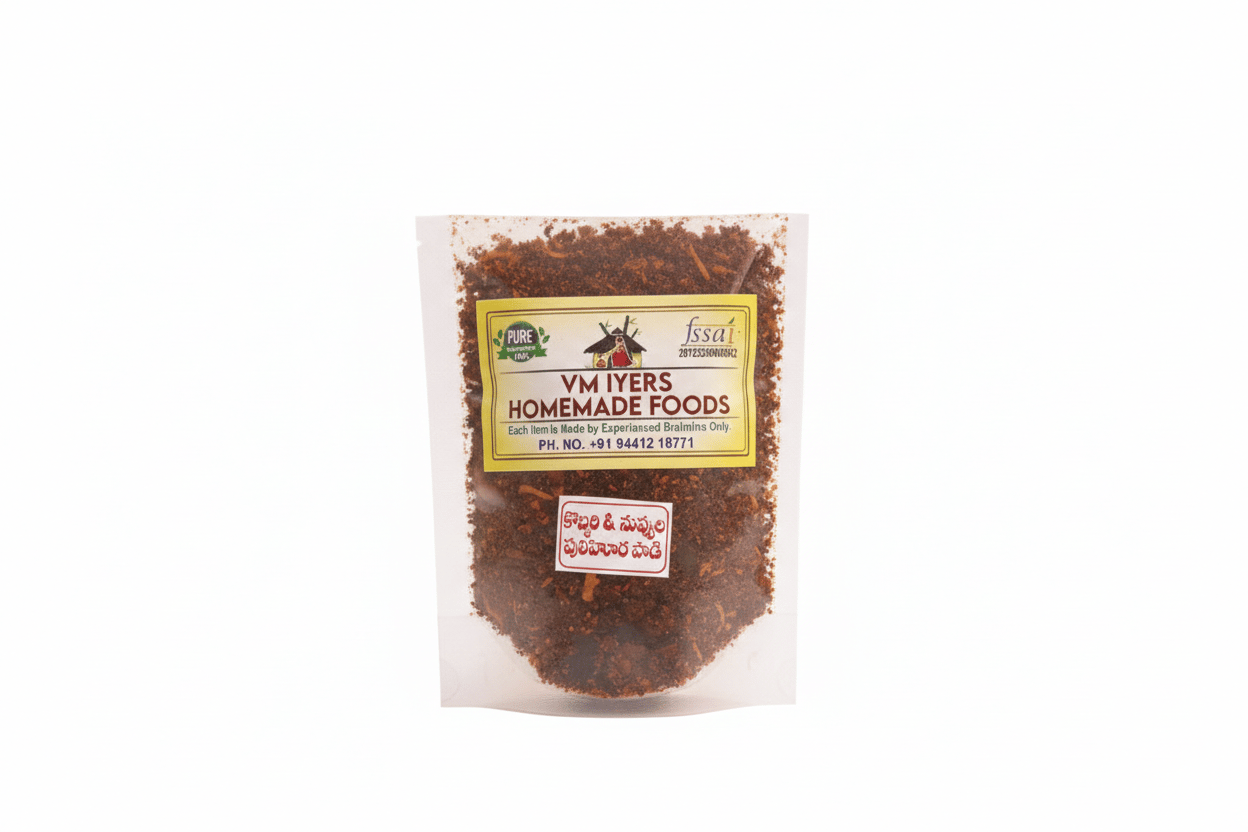 Kobbari & Nuvvula Pulihora Podi