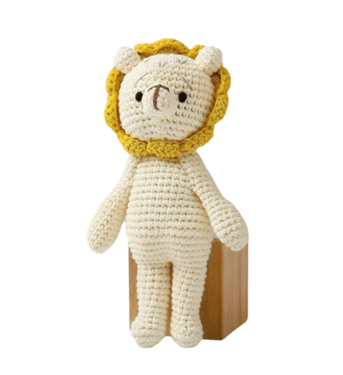 Handmade Crochet Lion Amigurumi Stuffed Toy