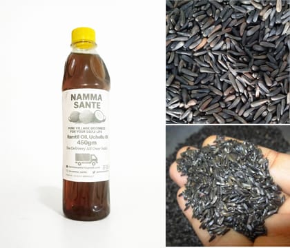 Ramtil Oil, Uchellu Oil, Niger Seed Oil, Ramtil Tel, Kalatil Oil 450ml