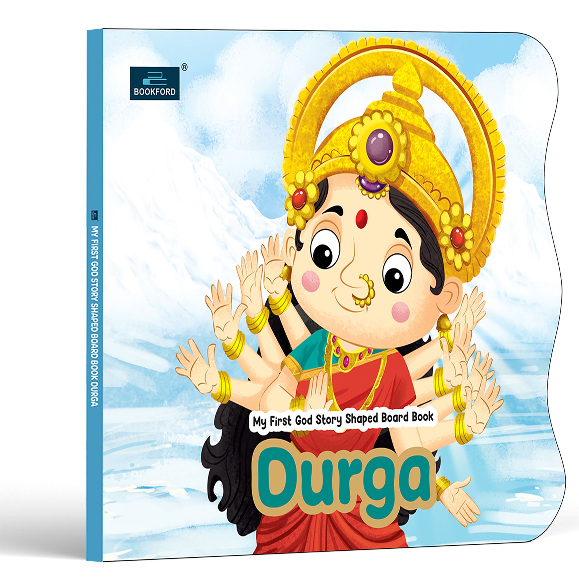 My First Shaped God Board Book – Illustrated Durga Hindu Mythology Picture Story Book for Kids - Age 2+ Yrs (Indian Gods and Goddesses)