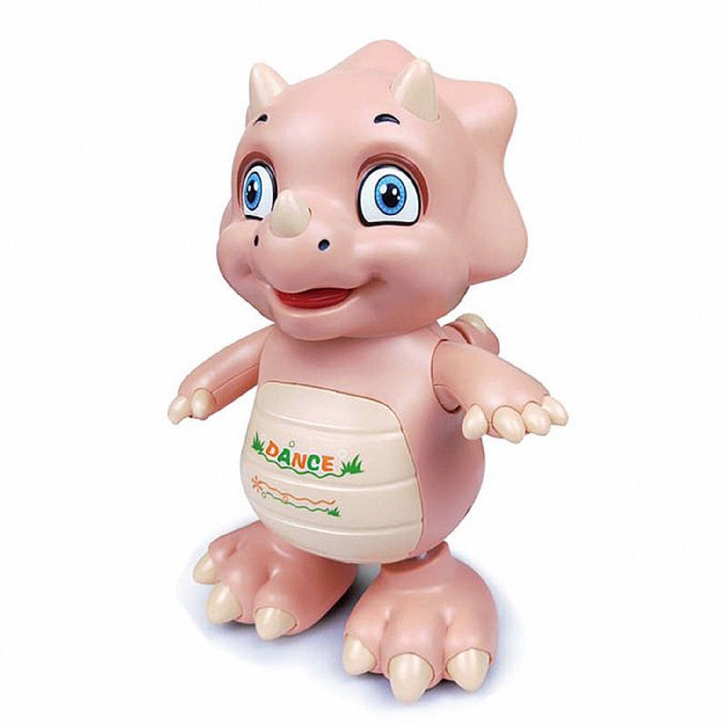 KTRS Enterprise Dancing Dinosaur Robot - Creative Walking Dinosaur Toy - Music Lighting Educational Puzzle Dinosaur Toy for Boys, Girls, Kids, ToddlerV