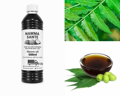 Neem Oil, Neem Seed Oil, Azadirachta Oil, Margosa Oil, Indian Neem Oil 500ml