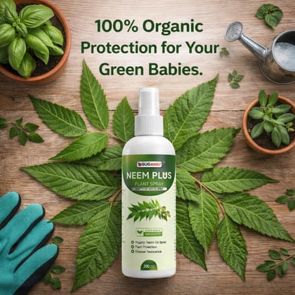 Herbal Neem Oil Plant Protection Spray | Natural Insect & Fungus Repellent 200 ML (pack Of 1)