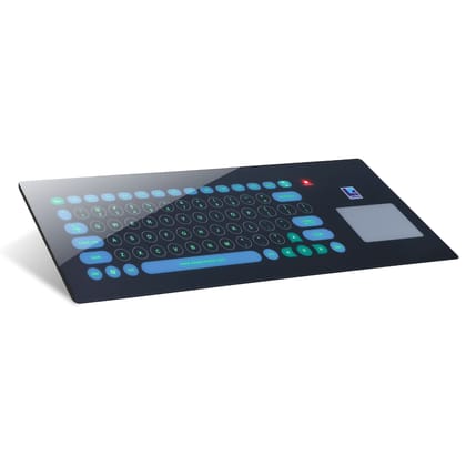 Linepro PC CapacitiveTouch Keyboard | Spill Resistant | Flat & Glossy Surface | Backlight Illumination