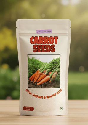 Natural & Fresh Carrot Seeds - Clean, Uniform & Healthy (100 gm) Natural & Fresh Carrot Seeds - Clean, Uniform & Healthy (100 gm)