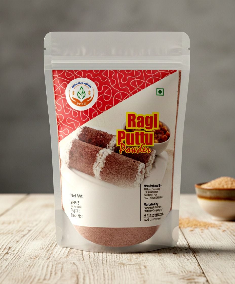 Nutritious Ragi Puttu Powder - Healthy Finger Millet Breakfast Mix