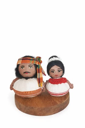 Handmade Traditional Couple Cloth Dolls Handmade Traditional Couple Cloth Dolls