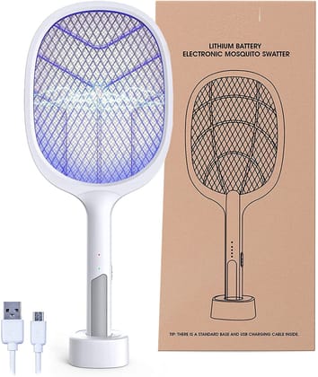 GLOWSERIE Handheld Electric Mosquito Killer with Purple Light 