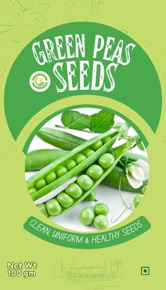 Premium Quality Green Peas Seeds-100gm Premium Quality Green Peas Seeds-100gm