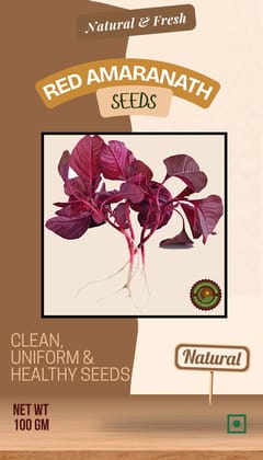 Premium Quality RED AMARANTH Seeds-100gm