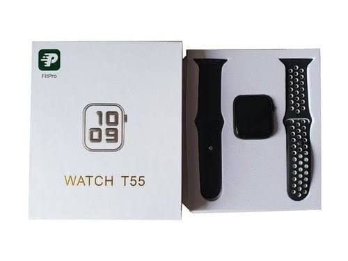 Waterproof T55 Series 7 Smartwatch with Bluetooth Calling, Extra Straps, Heart Rate Monitor, Fitness Tracker, Multiple Faces 
