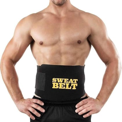GLOWSERIE  Sweat Slimming Waist Belt for Gym and Fitness Training