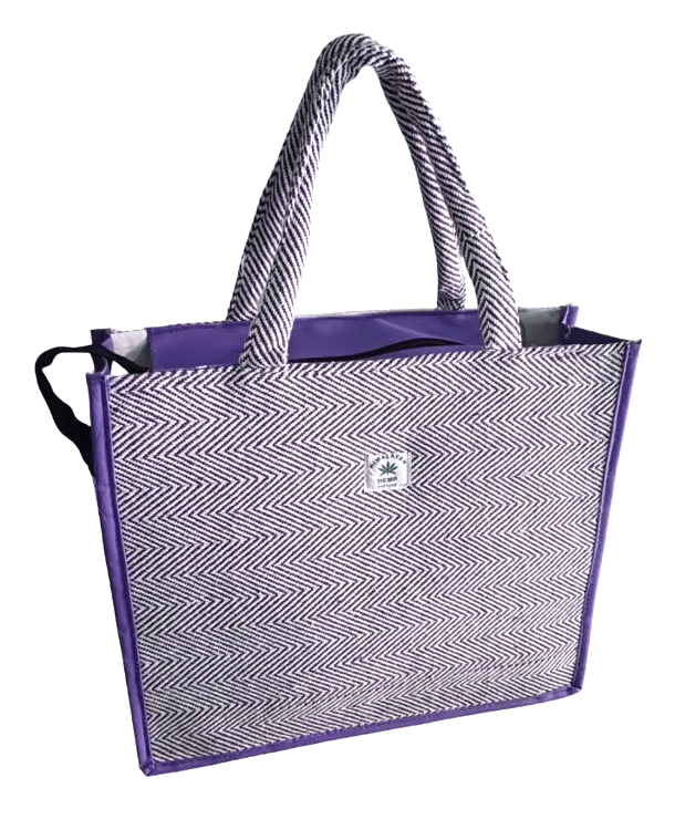 Purple Jute bag